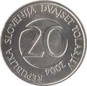 20 Tolarjev obverse image