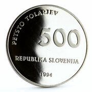 500 Tolarjev Bishop Abraham - Freising Manuscripts obverse image