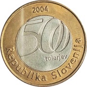 500 Tolarjev Jurij Vega obverse image