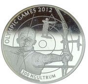 300 Ngultrum Archery, Bhutan, 2010 reverse image