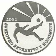 2500 Tolarjev Soccer World Championship, Slovenia, 2002 reverse image