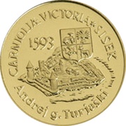 5000 Tolarjev Battle of Sisek reverse image
