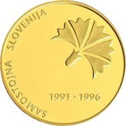 5000 Tolarjev Independence reverse image