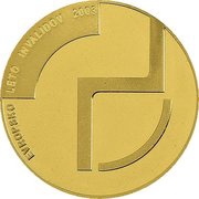 25 000 Tolarjev European Year of the Disabled, Slovenia, 2003 reverse image
