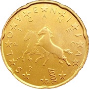20 Euro Cents 2nd map obverse image