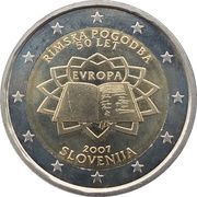 2 Euros Treaty of Rome obverse image