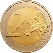 2 Euro 2nd map reverse image