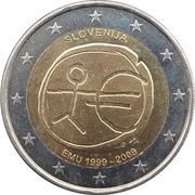 2 Euros 10 Years of EMU obverse image