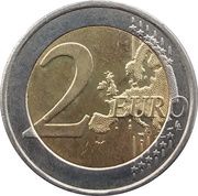 2 Euros 10 Years of EMU reverse image