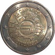 2 Euros 10 Years of Euros Cash obverse image