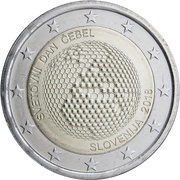 2 Euros World Bee Day obverse image