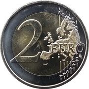 2 Euros Provincial Museum for Carniola, Slovenia, 2021 reverse image