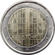 2 Euros Jože Plečnik obverse image