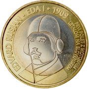 3 Euros First powered aircraft, Slovenia, 2009 reverse image