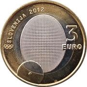 3 Euros 1st Slovene Olympic Medalist obverse image