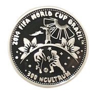 300 Ngultrums 2014 FIFA World Cup Brazil reverse image