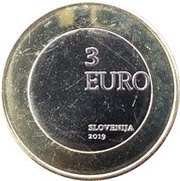 3 Euros Centenary of Prekmurje rejoining its homeland reverse image