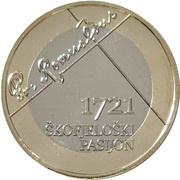 3 Euros 300th anniversary of the Škofja Loka Passion, Slovenia, 2021 reverse image