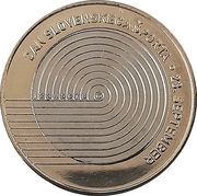 3 Euros the Day of Slovenian Sport, Slovenia, 2023 reverse image