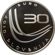 30 Euros Ski Jumping Championships obverse image