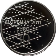 30 Euros World Rowing Championships in Bled obverse image