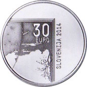 30 Euros Janez Puhar obverse image