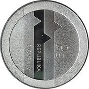 30 Euros 30th anniversary of the statehood of the Republic of Slovenia, Slovenia, 2021 reverse image