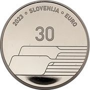 30 Euros the Day of Slovenian Sport obverse image