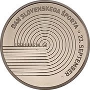 30 Euros the Day of Slovenian Sport, Slovenia, 2023 reverse image