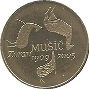 100 Euros Zoran Music, Slovenia, 2009 reverse image