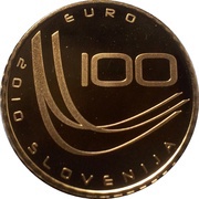 100 Euros Ski Jumping Championships obverse image