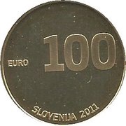 100 Euros Anniversary of Independence obverse image