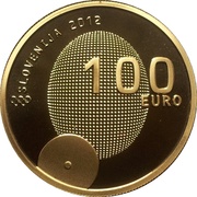 100 Euros 1st Slovene Olympic Medalist obverse image