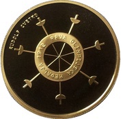 100 Euros 1st Slovene Olympic Medalist, Slovenia, 2012 reverse image
