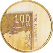 100 Euros Janez Puhar obverse image