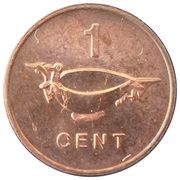 1 Cent - Elizabeth II 2nd portrait reverse image