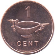 1 Cent - Elizabeth II 3rd portrait reverse image