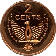 2 Cents - Elizabeth II 2nd portrait reverse image