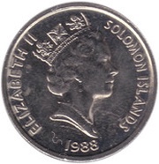 5 Cents - Elizabeth II 3rd portrait; non-magnetic obverse image
