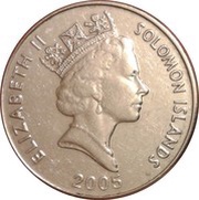 20 Cents - Elizabeth II 3rd portrait obverse image