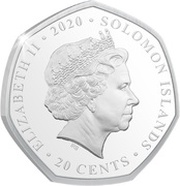 20 Cents - Elizabeth II Sonic Boom obverse image