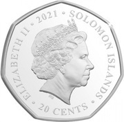20 Cents - Elizabeth II UEFA Euro 2020 obverse image
