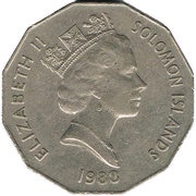 50 Cents - Elizabeth II Independence obverse image