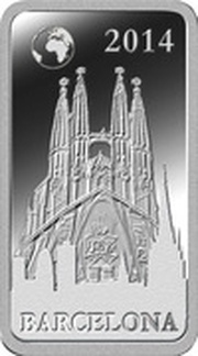 ½ Dollar - Elizabeth II Barcelona reverse image