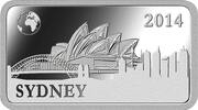 ½ Dollar - Elizabeth II Sydney, Solomon Islands, 2014 reverse image
