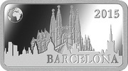 ½ Dollar - Elizabeth II Barcelona, Solomon Islands, 2015 reverse image