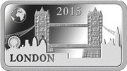 ½ Dollar - Elizabeth II London, Solomon Islands, 2015 reverse image