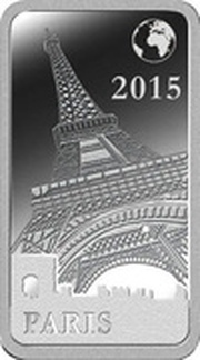 ½ Dollar - Elizabeth II Paris, Solomon Islands, 2015 reverse image