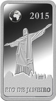½ Dollar - Elizabeth II Rio de Janeiro, Solomon Islands, 2015 reverse image
