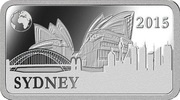 ½ Dollar - Elizabeth II Sydney, Solomon Islands, 2015 reverse image